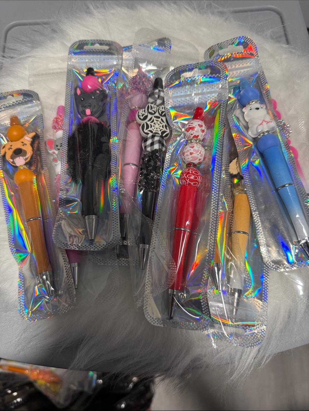 Cute Character Ballpoint Pens - Assorted Colors
